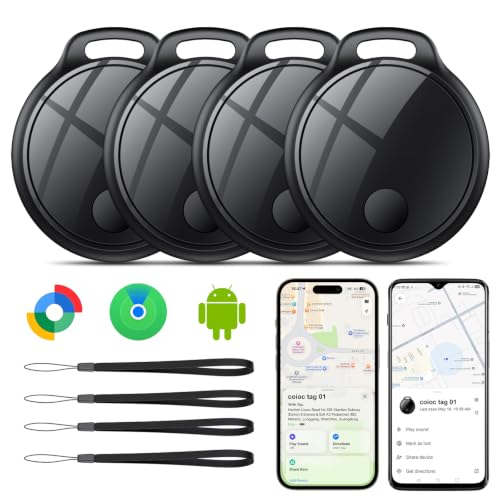 Miniatura 8 de Smart Tag 4 Unidades para Android e iOS, Bluetooth Tracker para Llaves, Maletas, Cartera, Mochila y Bolso, Tracker Tag 120 dB, Red de Búsqueda Global, Compartición Familiar, IP67, Sin Suscripción