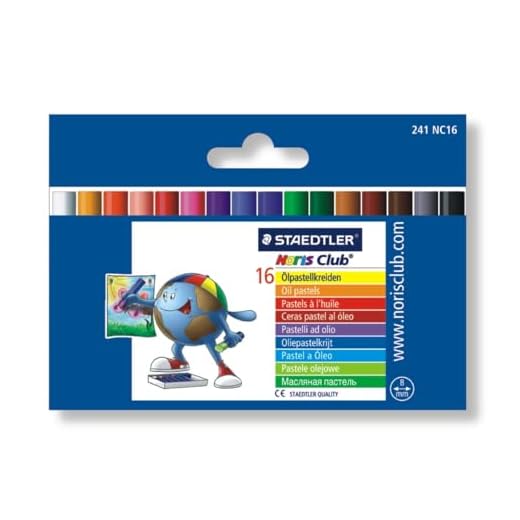 STAEDTLER 241 NC16 - Noris Club Ölpastellkreide, 16 Stück im Etui