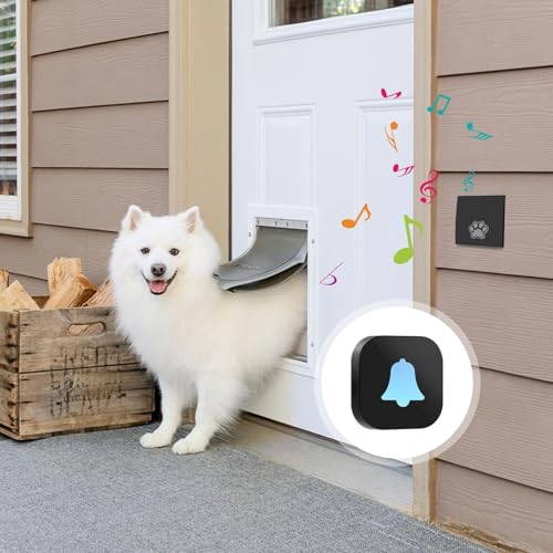 Timbre para perro impermeable de largo alcance para adiestramiento en casa 3
