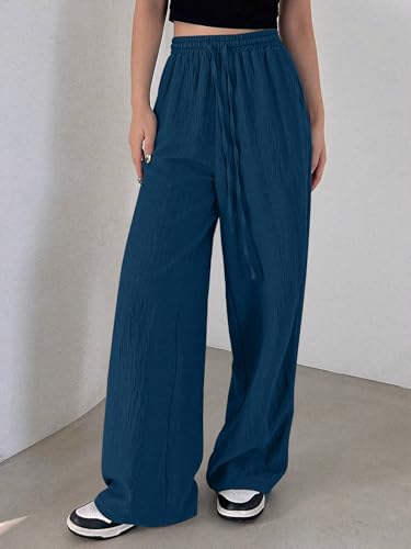 Image of GRECIILOOKS Women Trousers for Women | Women Trousers | Women's High-Waisted Pant | Women Trousers Pants | Korean Trousers for Women