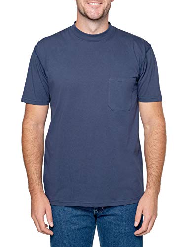 Men's Upf 30+ Dri-Balance Short Sleeve Pocket T-Shirt, Clothing For Bug And Tick Protection (As1, Alpha, X_L, Regular, Regular, Navy) #TOP1