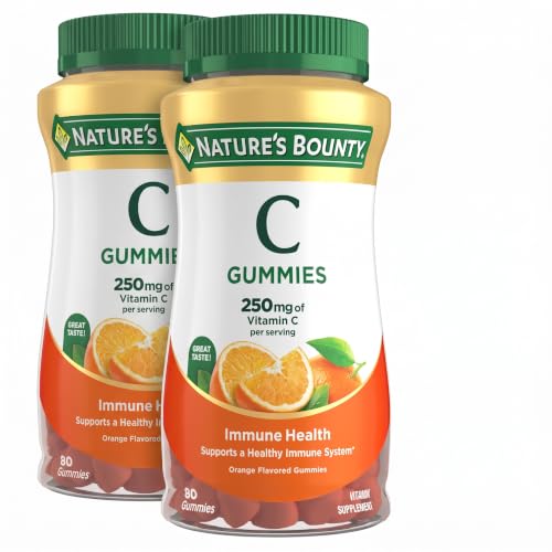 Nature's Bounty Vitamin C, Orange, 80 Count (Pack of 2) - image 1