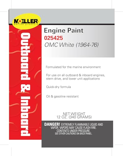 Engine Paint Color: OMC White (1964-76)