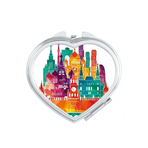 Miroir de poche illustration Cathédrale de Moscou miroir de maquillage double haute clarté