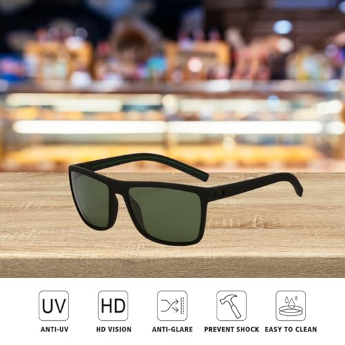 3-Pack Polarized Sunglasses for Men & Women – UV400 Protection, Stylish Outdoor Shades for Driving, Fishing, and Sports – Lightweight & Durable, 3 Colors4