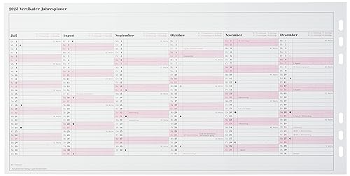 FILOFAX Calendar Insert A5 Professional Year Planner (German) 2025, Pastel Shades - Image 2