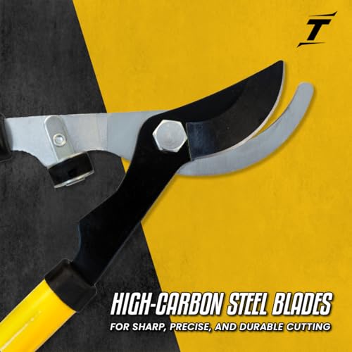 Image of TOMAHAWK 24 inch Bypass Lopper- For Hedges & Branch Cutting | 17cm Blade, 40mm Cut Capacity | TBL-0024 | High-Carbon Steel Blades, Non-Slip Rubber Grip, Heavy-Duty Garden Tool