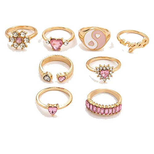 Fashion Frill Stackable Rings For Girls Finger Ring Oxidized Free...