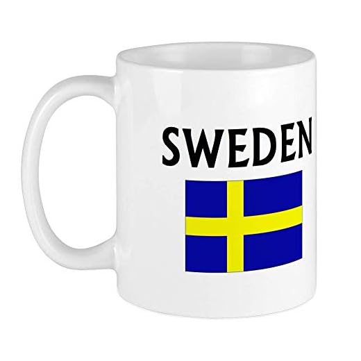 Sveriges flagga muggar unik kaffemugg, kaffekopp