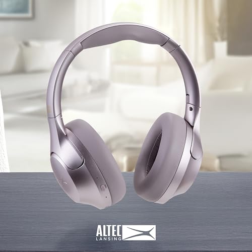 Image of Altec Lansing ComfortQ 2.0 Over Ear Bluetooth Headphones, Wireless Noise Cancelling Headphones with 50-Hour Battery, Foldable Design, Voice Assistant, Quick Charge, Bluetooth 5.3