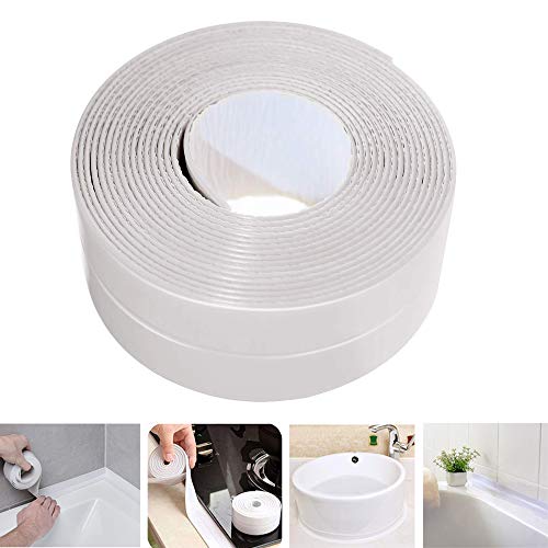 Caulk Strip LIKEGOR Flexible Self Adhesive Sealing Tape Waterproof for Kitchen Bathroom Tub