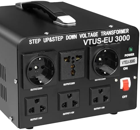 Yinleader 3000W Transformador de Voltaje convertidor 110 V a 220 V o 220 V a 110 V en Tus países