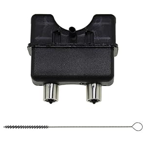 Siemens 621811 koffietuitreinigingsborstel met Piebert 2 mm voor Siemens EQ5 Bosch VeroCafe, Gagenau cm.., Neff C77 V60 N2 koffiemachines inclusief installatie-instructies (QR-code)