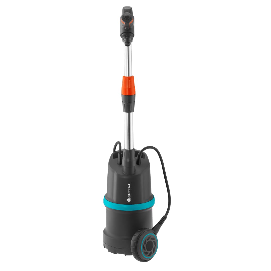 Gardena Pompe immergée pour collecteur d’eau de pluie 4000/1 4 000 l/h vanne de régulation