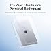 BlueSwan for MacBook Pro 14 inch Case M5 M4 M3 M2 M1 Chip, Crystal Clear