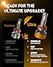 LUXSTER Ultra H4 9003 LED Bulbs, 50000LM Super Bright, Dual Beam, Triple Copper Pipes Cooling Tech(Unique), Punisher Pro Upgrade, Foglight, 6000K Pure White, Pack of 2