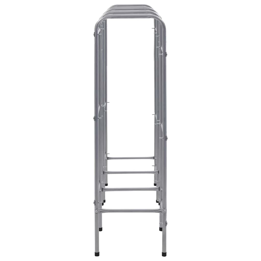 Générique Étagère de Rangement pour 9 caisses Argenté 145x33x116 cm Acier,Entreprise & Industrie,Stockage Industriel,Étagères industrielles,285214