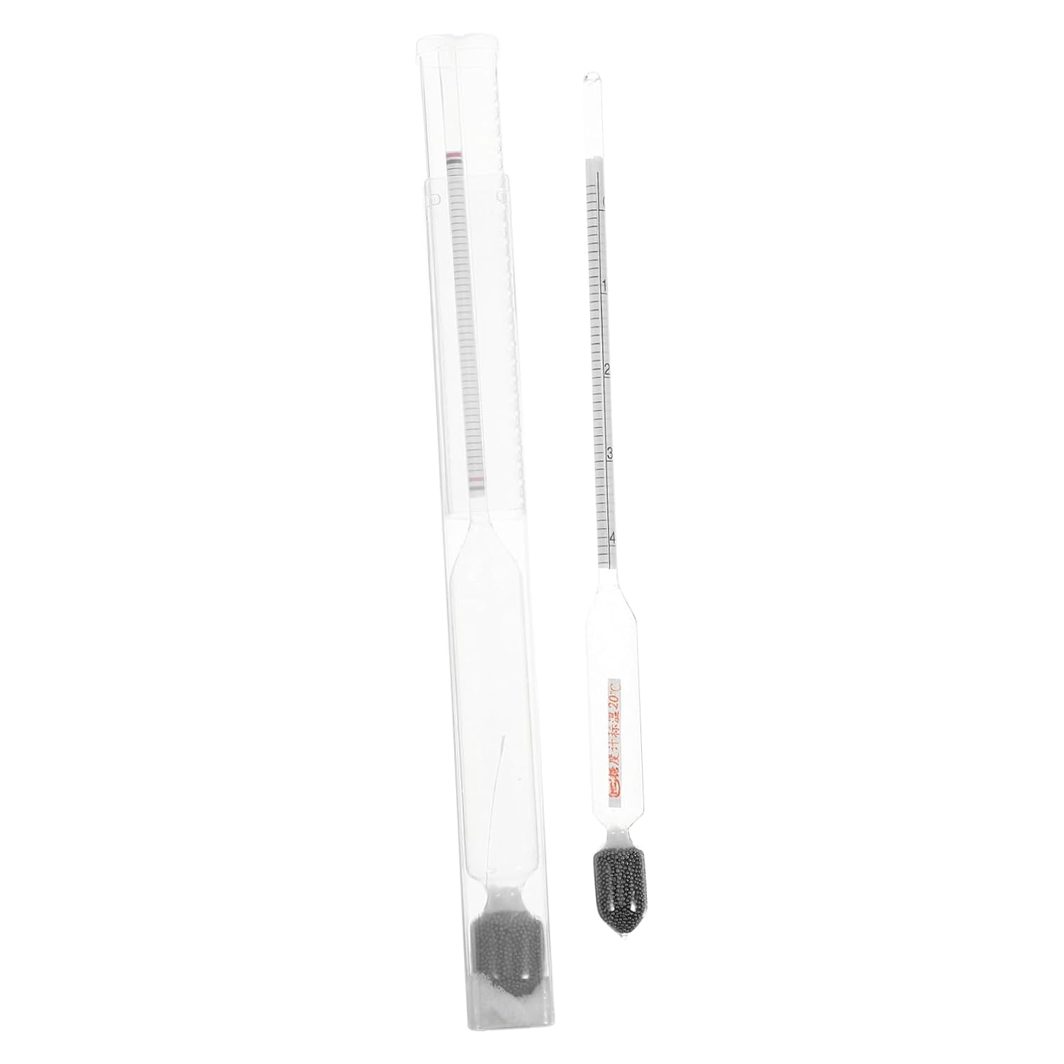 Cabilock Milk Hydrometer Set 2-Piece Sugar Measuring Tool for Kitchen Glass Lactometer for Accurate Milk Testing Easy to Use Hydrometer for Home Brewing and Lactate Measurement