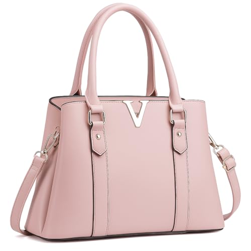 Image of Women's Handbag Tote Bag Premium PU Leather Shoulder Bag with Top Handle & Detachable Strap - Stylish Large Capacity Purse for Office, Casual & Party Use