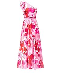 Big Floral Red White