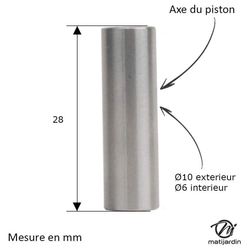 Matijardin - Générique Cylindre piston pour débroussailleuse. Ø 40 mm. Pour Stihl FS400