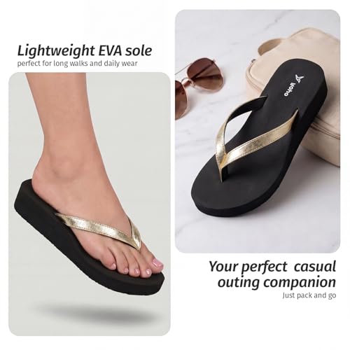 Image of YOHO Women Black soft slippers | Comfortable and Stylish flip flop | Chappal for Woman in exciting colors | Daily Use | Lightweight | Anti Skid Monsoon Chappal | Bubbles