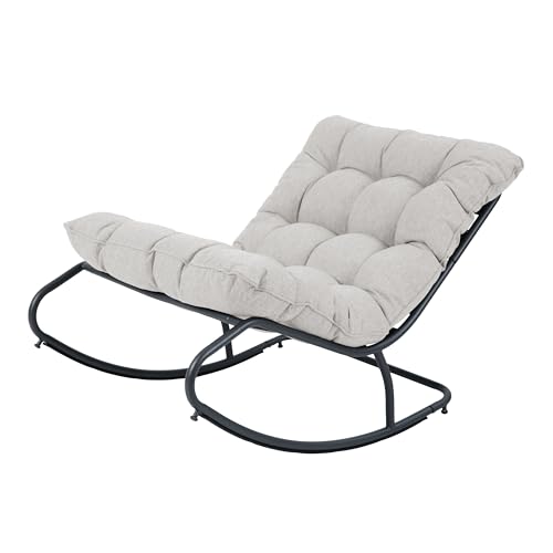 Fauteuil de jardin pour 1 personne avec structure en acier robuste AXI Ruby - 6