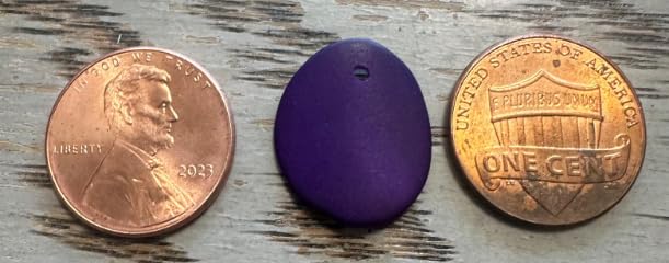 Tagua Mini Slices 30 Beads Nail Shape Matte Curved Tagua Seed Beads Jewelry Supplies Top Drilled Beadweaving | Size: 1.5 x 1.5 cm. Approx.