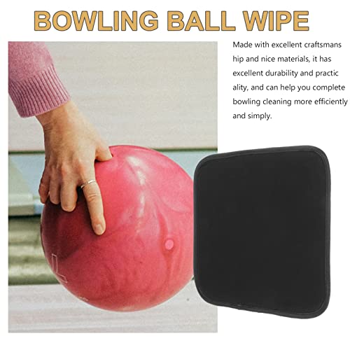 INOOMP 2 Peças De Toalha De Boliche Almofada De Limpeza Para Bolas De Boliche Tapetes Shammy De Boli