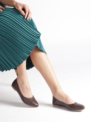 Image of Marc Loire Women's Slip-On Flat Ballerina Shoes for Casual Wear