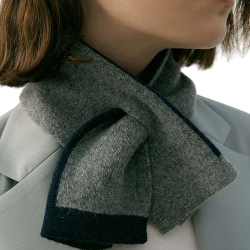 XBOKA Caldo lavoro a maglia sciarpa corta per il vestito da ufficio decorativo scaldacollo scialle donna scaldacollo sciarpa incrociata all'aperto coperta