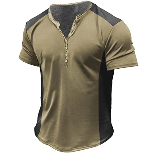 Chemise blanche en coton pour homme avec col en V et poche avant