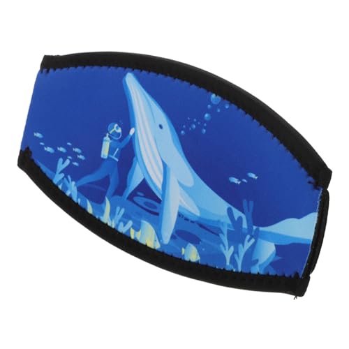 SUPVOX Diving Mask Goggle Strap Wrap Soft Fabric Cover Snorkeling Mask Accessory Neoprene for Hair
