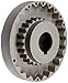 Martin 10S 2 1/16 Quadraflex Coupling Flange, Cast Iron, Inch, 2.063" Bore A, 2.063" Bore B, 7.5" OD, 2.719" Length