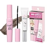 ETUDE [エチュード公式] カールフィックスマスカラ GB&マスカラフィクサー セット/グレーブラウン マスカラ ウォータープルーフ カールキープ 上向きカール マスカラ下地 トップコート 透明 マスカラベース