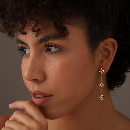 LeCalla 925 Sterling Silver Dangle Earring Lightweight Tassel Long Chain Drop Dangle Earrings for Women3