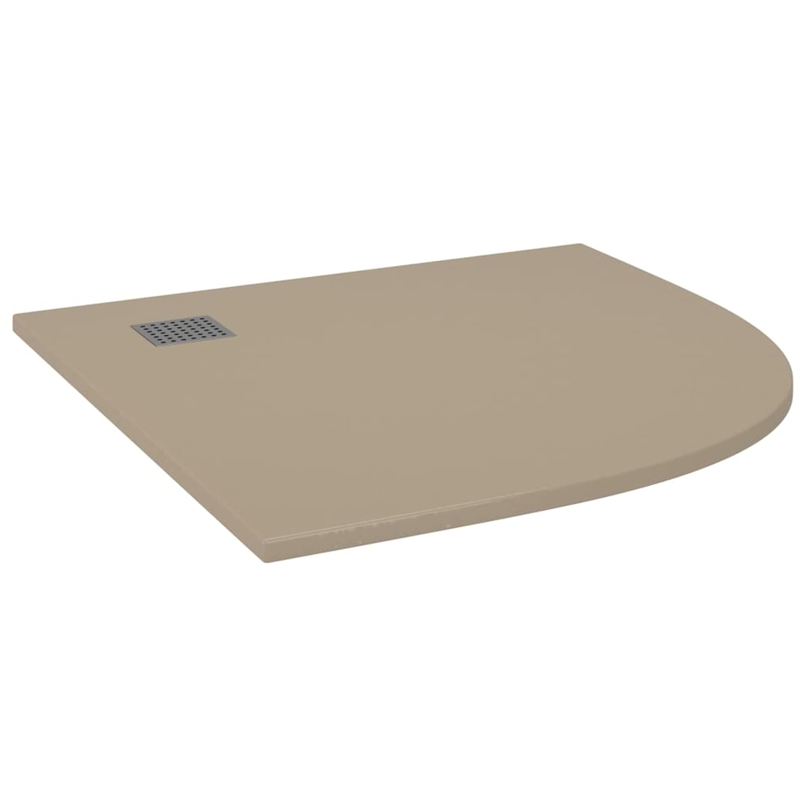 LAPOOH Brodzik pod prysznic SMC brązowy 90x90 cm, brodzik pod prysznic, brodzik pod prysznic umywalka łazienka toaleta-148929