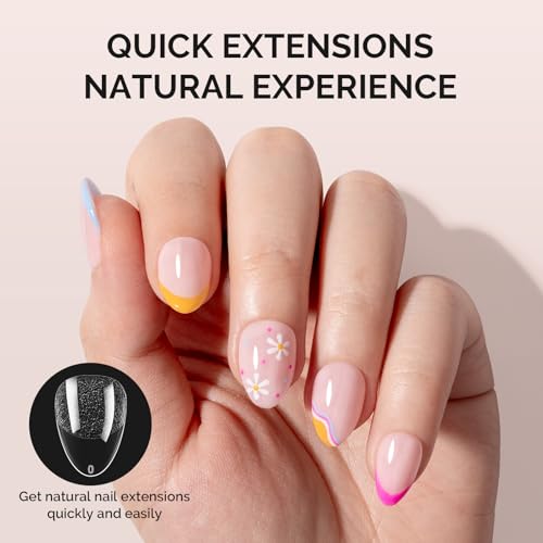 Image of MelodySusie Extra Short Almond X Nail Tips - 600Pcs 15 Sizes Clear Acrylic, Half Matte Full Cover Press on Nails for DIY Extension & Salon Use, Pre-Shaped for Long-Lasting Manicure