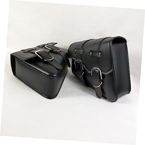 Bolsa colgante para motocicleta alforja de cuero PU para motocicletas eléctricas organizador de herramientas miniatura 3