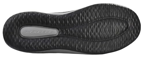 Skechers Men's Classic Fit-Delson-Camden Sneaker,black/Grey,12 M US