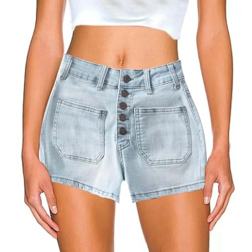 Shorts fille jeans vetement ete polyvalent et confortable