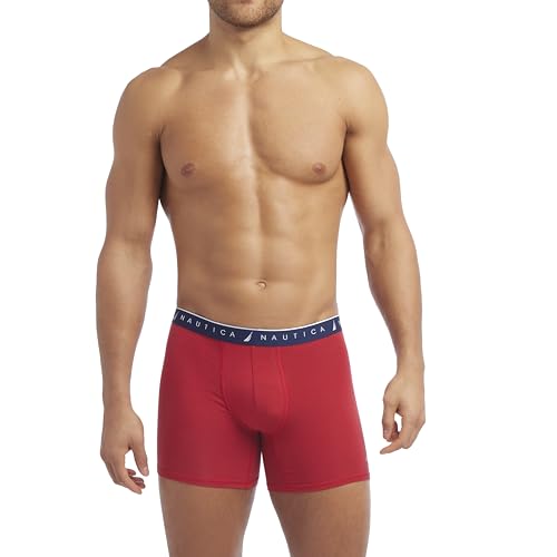 Nautica Men's 4 Pack Limited Edition Cotton Stretch Boxer Briefs2
