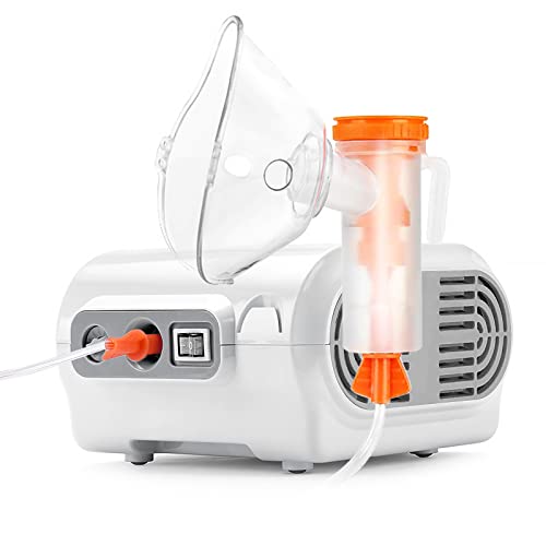 Compressor Nebulizer, Jet Nebulizer for Adults/Kids, Asthma Nebulizer with Accessories, Compressor Nebulizer Machine for Home Usage