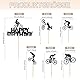taonganui Fahrrad Tortendeko Geburtstag,26 Stück Cake Topper,Cupcake Topper für Fahrrad Thema Party Dekoration,Sport Thema Party Kuchendeko Geburtstag für Radsportbegeisterte