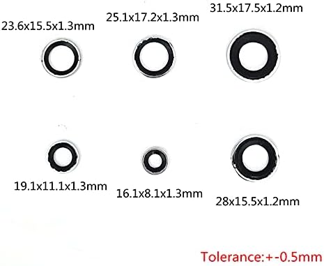 60pcs, A/C Compressor Sealing Gasket Washer Set Assortment Repair Tool R134a R12