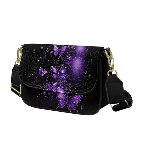 COEQINE Printed Crossbody Bags Purses Women, Lightweight Shoudler Bag Functional Multi Pocket Purse Replacement Strap