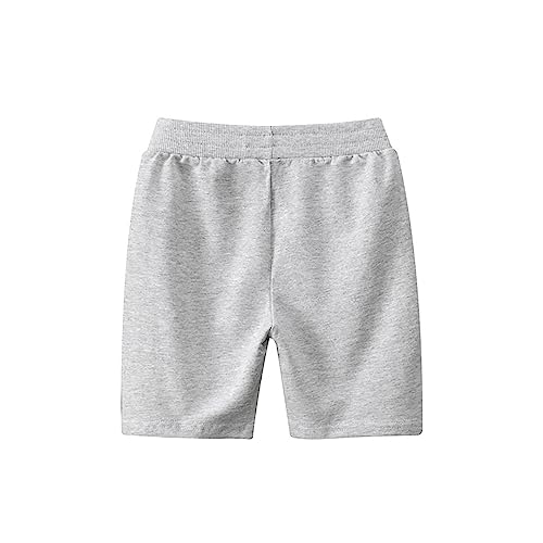 Moonker Kids Boys Lightweight Casual Shorts Breathable Elastic Waist Carton Embroidery Short Pants Toddler4