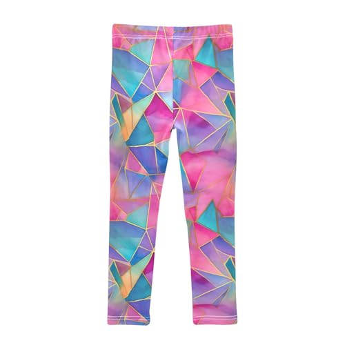 Girls' Leggings Color Diamond Kids Yoga Tights Pants 1 Pack 208493052
