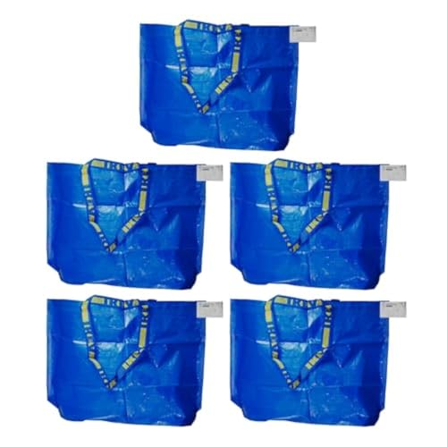 Juego de 5 bolsas de lavandería de color azul FRAKTA
