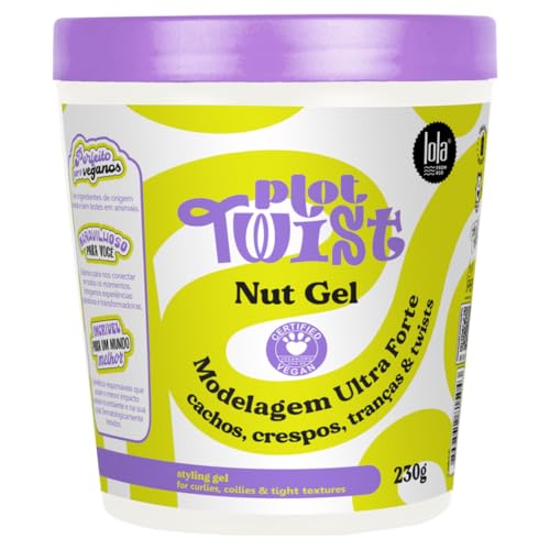 Lola Cosmetics - Plot Twist Nut Gel - Unisex - 230g - Gel Nutritivo Para Rizos Con Definición Duradera, Hidratación Ligera, Control Del Frizz, Suavidad Y Brillo Natural Con Fórmula Vegana